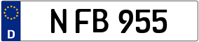 Truck License Plate